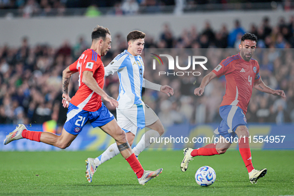 The Argentine National Team returns to the South American Qualifiers facing Chile at the Monumental Stadium in Buenos Aires, Argentina, on S...