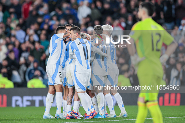 The Argentine National Team returns to the South American Qualifiers facing Chile at the Monumental Stadium in Buenos Aires, Argentina, on S...