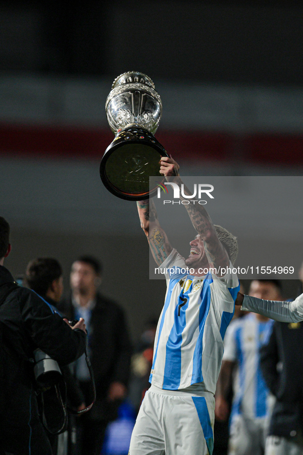 The Argentine National Team returns to the South American Qualifiers facing Chile at the Monumental Stadium in Buenos Aires, Argentina, on S...