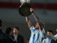 The Argentine National Team returns to the South American Qualifiers facing Chile at the Monumental Stadium in Buenos Aires, Argentina, on S...