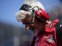 Gigi Dall'Igna of Italy and Ducati Team looks on prior to the Sprint Race of MotoGP of San Marino at Misano World Circuit in Misano Adriatic...