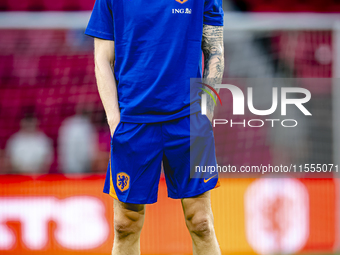 Netherlands forward Wout Weghorst plays during the match between the Netherlands and Bosnia and Herzegovina at the Philips Stadium for the U...