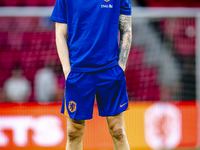 Netherlands forward Wout Weghorst plays during the match between the Netherlands and Bosnia and Herzegovina at the Philips Stadium for the U...