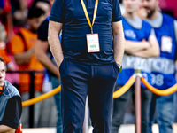 Netherlands trainer Ronald Koeman during the match between the Netherlands and Bosnia and Herzegovina at the Philips Stadium for the UEFA Na...