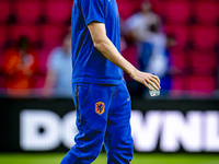 Netherlands defender Jan-Paul van Hecke plays during the match between the Netherlands and Bosnia and Herzegovina at the Philips Stadium for...