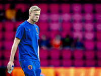 Netherlands defender Jan-Paul van Hecke plays during the match between the Netherlands and Bosnia and Herzegovina at the Philips Stadium for...