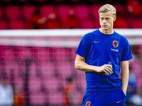 Netherlands defender Jan-Paul van Hecke plays during the match between the Netherlands and Bosnia and Herzegovina at the Philips Stadium for...