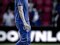 Netherlands defender Jan-Paul van Hecke plays during the match between the Netherlands and Bosnia and Herzegovina at the Philips Stadium for...