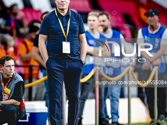 Netherlands trainer Ronald Koeman during the match between the Netherlands and Bosnia and Herzegovina at the Philips Stadium for the UEFA Na...