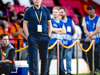 Netherlands trainer Ronald Koeman during the match between the Netherlands and Bosnia and Herzegovina at the Philips Stadium for the UEFA Na...