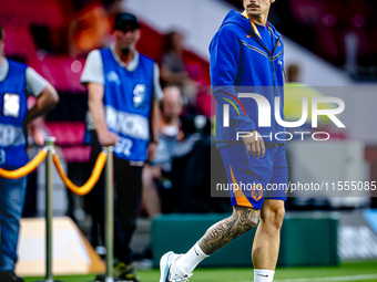 Netherlands goalkeeper Nick Olij during the match between the Netherlands and Bosnia and Herzegovina at the Philips Stadium for the UEFA Nat...