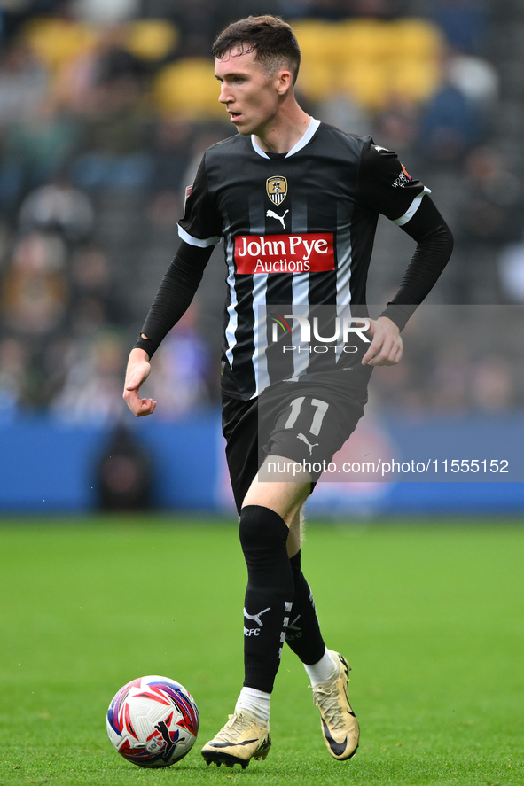 Conor Grant of Notts County during the Sky Bet League 2 match between Notts County and Accrington Stanley at Meadow Lane in Nottingham, Engl...