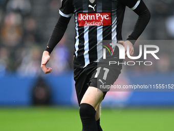 Conor Grant of Notts County during the Sky Bet League 2 match between Notts County and Accrington Stanley at Meadow Lane in Nottingham, Engl...