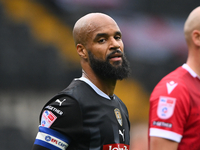 David McGoldrick of Notts County during the Sky Bet League 2 match between Notts County and Accrington Stanley at Meadow Lane in Nottingham,...