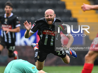 Curtis Edwards of Notts County during the Sky Bet League 2 match between Notts County and Accrington Stanley at Meadow Lane in Nottingham, E...