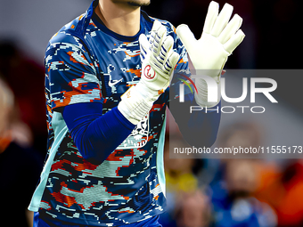 Netherlands goalkeeper Bart Verbruggen during the match between the Netherlands and Bosnia and Herzegovina at the Philips Stadium for the UE...