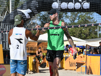 #2 LUPO D. - #1 ZAYTSEV I. (Green) vs #1 SACRIPANTI M. - #2 TITTA G. (White) during the 16/8 final of Fonzies Campionato Italiano Assoluti F...