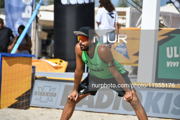 #2 LUPO D. - #1 ZAYTSEV I. (Green) vs #1 SACRIPANTI M. - #2 TITTA G. (White) during the 16/8 final of Fonzies Campionato Italiano Assoluti F...