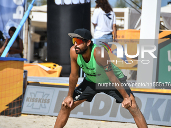 #2 LUPO D. - #1 ZAYTSEV I. (Green) vs #1 SACRIPANTI M. - #2 TITTA G. (White) during the 16/8 final of Fonzies Campionato Italiano Assoluti F...