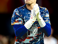 Netherlands goalkeeper Bart Verbruggen during the match between the Netherlands and Bosnia and Herzegovina at the Philips Stadium for the UE...