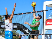 #2 LUPO D. - #1 ZAYTSEV I. (Green) vs #1 SACRIPANTI M. - #2 TITTA G. (White) during the 16/8 final of Fonzies Campionato Italiano Assoluti F...