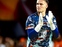 Netherlands goalkeeper Bart Verbruggen during the match between the Netherlands and Bosnia and Herzegovina at the Philips Stadium for the UE...