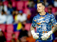 Netherlands goalkeeper Nick Olij during the match between the Netherlands and Bosnia and Herzegovina at the Philips Stadium for the UEFA Nat...