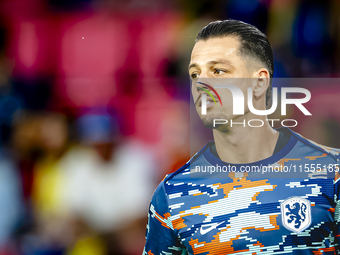 Netherlands goalkeeper Nick Olij during the match between the Netherlands and Bosnia and Herzegovina at the Philips Stadium for the UEFA Nat...