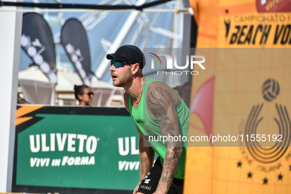 #2 LUPO D. - #1 ZAYTSEV I. (Green) vs #1 SACRIPANTI M. - #2 TITTA G. (White) during the 16/8 final of Fonzies Campionato Italiano Assoluti F...