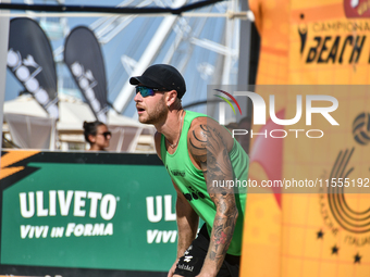 #2 LUPO D. - #1 ZAYTSEV I. (Green) vs #1 SACRIPANTI M. - #2 TITTA G. (White) during the 16/8 final of Fonzies Campionato Italiano Assoluti F...