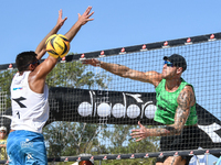 #2 LUPO D. - #1 ZAYTSEV I. (Green) vs #1 SACRIPANTI M. - #2 TITTA G. (White) during the 16/8 final of Fonzies Campionato Italiano Assoluti F...