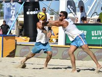 #2 LUPO D. - #1 ZAYTSEV I. (Green) vs #1 SACRIPANTI M. - #2 TITTA G. (White) during the 16/8 final of Fonzies Campionato Italiano Assoluti F...