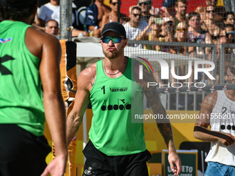 #2 LUPO D. - #1 ZAYTSEV I. (Green) vs #1 SACRIPANTI M. - #2 TITTA G. (White) during the 16/8 final of Fonzies Campionato Italiano Assoluti F...