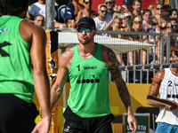 #2 LUPO D. - #1 ZAYTSEV I. (Green) vs #1 SACRIPANTI M. - #2 TITTA G. (White) during the 16/8 final of Fonzies Campionato Italiano Assoluti F...