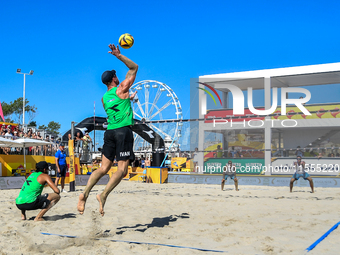 #2 LUPO D. - #1 ZAYTSEV I. (Green) vs #1 SACRIPANTI M. - #2 TITTA G. (White) during the 16/8 final of Fonzies Campionato Italiano Assoluti F...