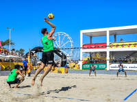 #2 LUPO D. - #1 ZAYTSEV I. (Green) vs #1 SACRIPANTI M. - #2 TITTA G. (White) during the 16/8 final of Fonzies Campionato Italiano Assoluti F...