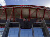 An exterior view of the Benfica ''Estadio da Luz'' in Lisbon, Portugal, on September 7, 2024. The soccer team has a new coach, Portuguese ex...