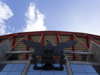 An exterior view of the Benfica ''Estadio da Luz'' in Lisbon, Portugal, on September 7, 2024. The soccer team has a new coach, Portuguese ex...