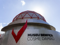 An exterior view of the Benfica Museum at ''Estadio da Luz'' in Lisbon, Portugal, on September 7, 2024. The soccer team has a new coach, Por...