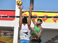 #2 LUPO D. - #1 ZAYTSEV I. (Green) vs #1 SACRIPANTI M. - #2 TITTA G. (White) during the 16/8 final of Fonzies Campionato Italiano Assoluti F...