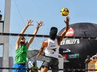 #2 LUPO D. - #1 ZAYTSEV I. (White) vs #1 COTTAFAVA S. - #2 BASSEREAU R. (Green) during the quarter-final of Fonzies Campionato Italiano Asso...