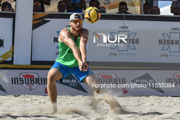 #2 LUPO D. - #1 ZAYTSEV I. (White) vs #1 COTTAFAVA S. - #2 BASSEREAU R. (Green) during the quarter-final of Fonzies Campionato Italiano Asso...