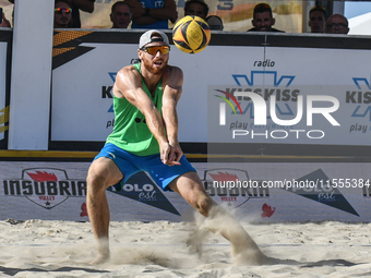 #2 LUPO D. - #1 ZAYTSEV I. (White) vs #1 COTTAFAVA S. - #2 BASSEREAU R. (Green) during the quarter-final of Fonzies Campionato Italiano Asso...