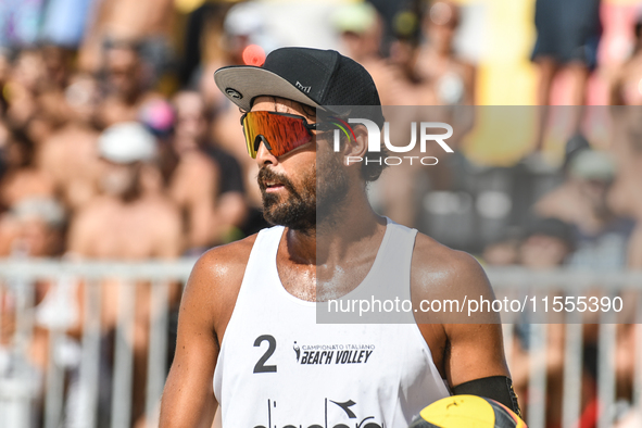 #2 LUPO D. - #1 ZAYTSEV I. (White) vs #1 COTTAFAVA S. - #2 BASSEREAU R. (Green) during the quarter-final of Fonzies Campionato Italiano Asso...