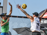 #2 LUPO D. - #1 ZAYTSEV I. (White) vs #1 COTTAFAVA S. - #2 BASSEREAU R. (Green) during the quarter-final of Fonzies Campionato Italiano Asso...