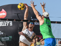 #2 LUPO D. - #1 ZAYTSEV I. (White) vs #1 COTTAFAVA S. - #2 BASSEREAU R. (Green) during the quarter-final of Fonzies Campionato Italiano Asso...