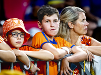 Supporters of the Netherlands during the match between the Netherlands and Bosnia and Herzegovina at the Philips Stadium for the UEFA Nation...