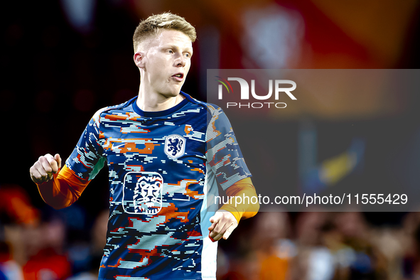 Netherlands midfielder Jerdy Schouten plays during the match between the Netherlands and Bosnia and Herzegovina at the Philips Stadium for t...