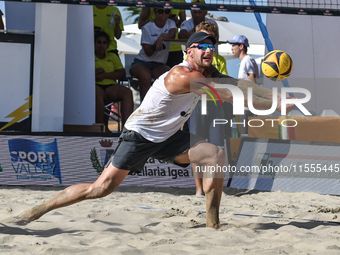 #2 LUPO D. - #1 ZAYTSEV I. (White) vs #1 COTTAFAVA S. - #2 BASSEREAU R. (Green) during the quarter-final of Fonzies Campionato Italiano Asso...