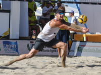 #2 LUPO D. - #1 ZAYTSEV I. (White) vs #1 COTTAFAVA S. - #2 BASSEREAU R. (Green) during the quarter-final of Fonzies Campionato Italiano Asso...